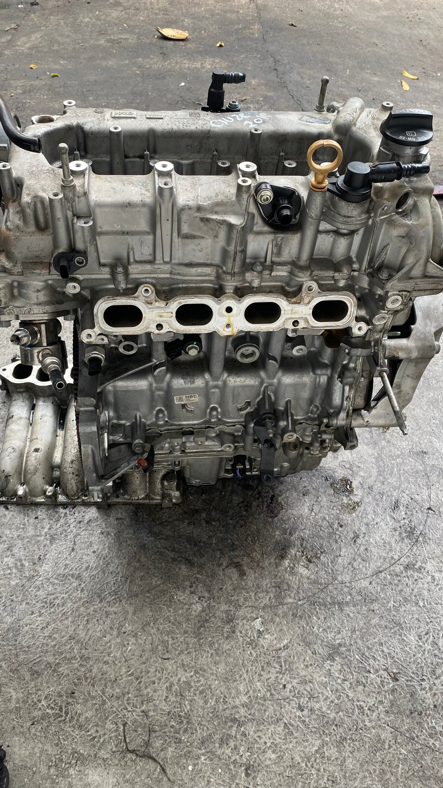 MOTOR CHEVROLET CRUZE 2018