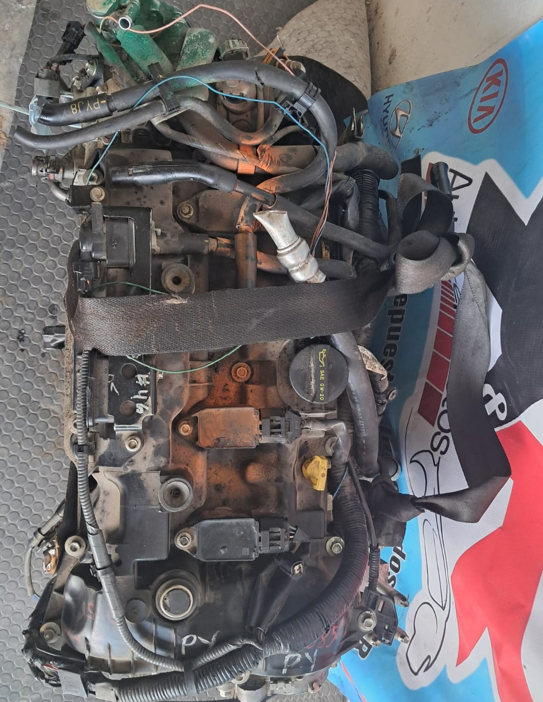 MOTOR PY MAZDA CX9 2017 2.5 COMPLETO TERMOSTATO ELÉCTRICO