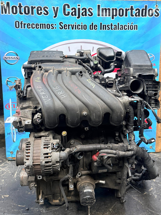 MOTOR HR16 NISSAN CUBE 2011 COMPLETO (2 INYECTORES POR CILINDRO)