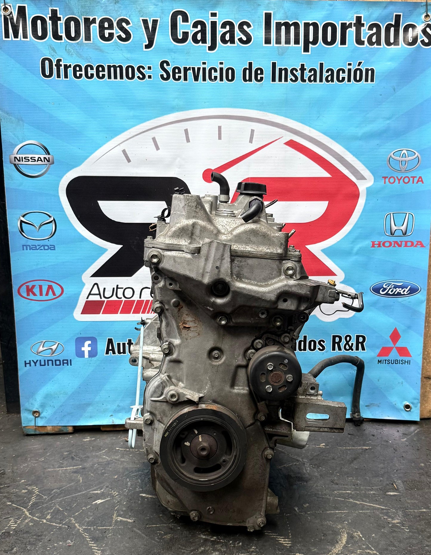 MOTOR HR16 NISSAN VERSA 2013 1.6 (2 INYECTORES POR CILINDRO)