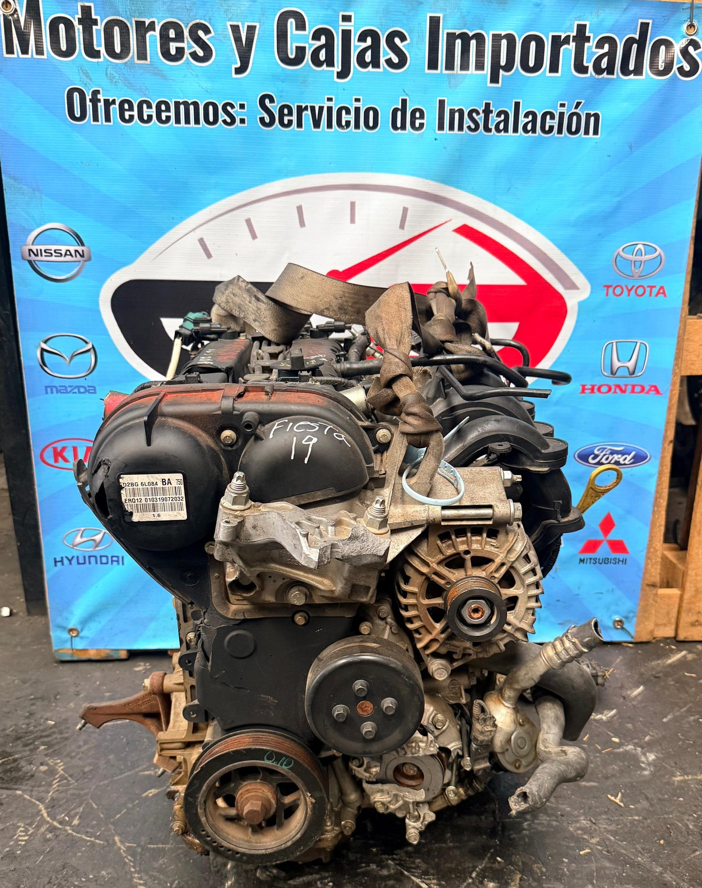 MOTOR KM FORD FIESTA 2019 1.6