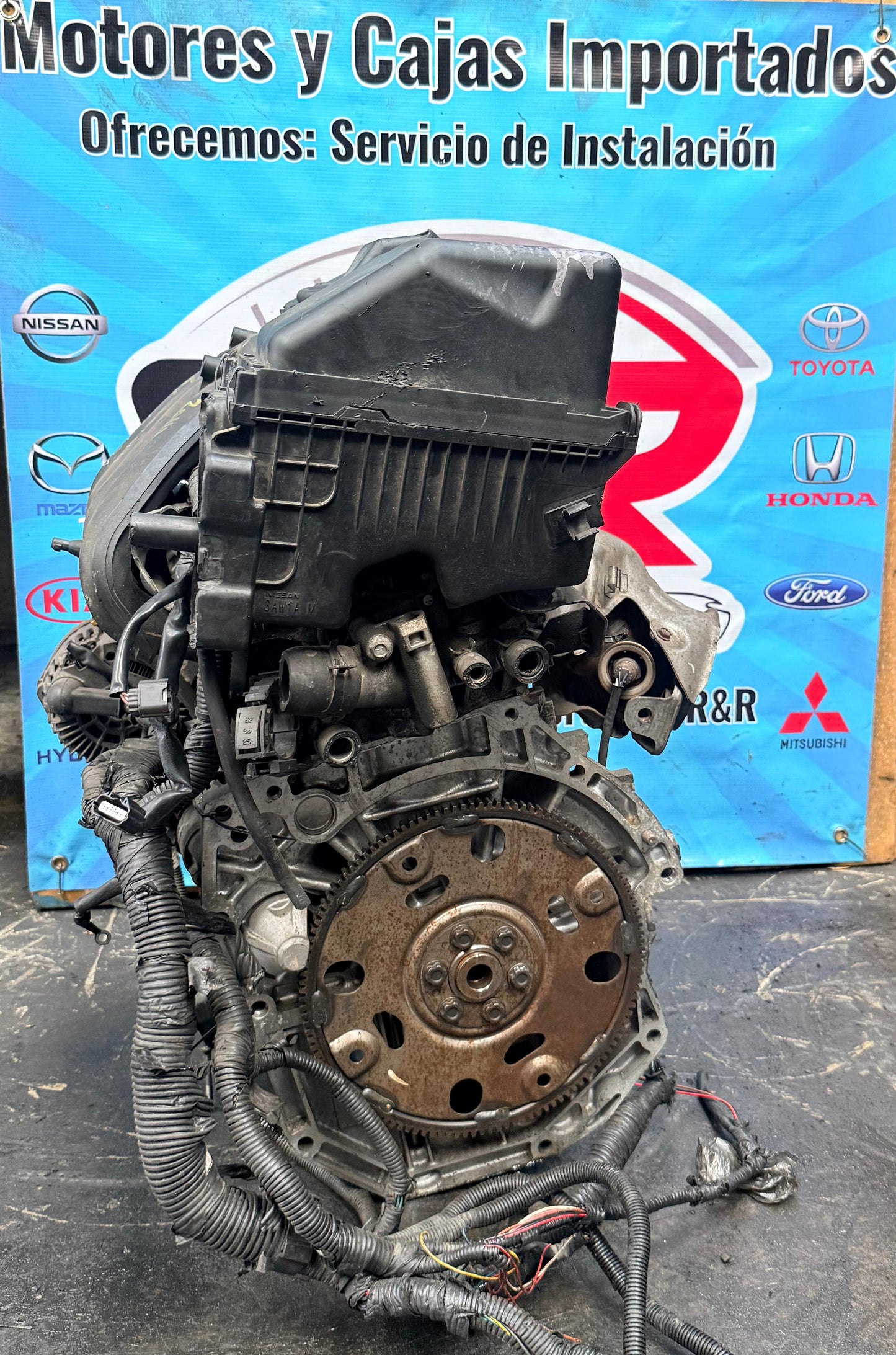 MOTOR HR16 NISSAN CUBE 2011 COMPLETO (2 INYECTORES POR CILINDRO)